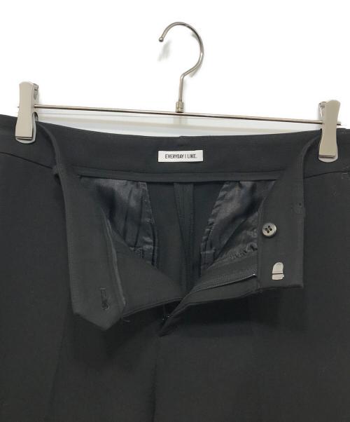 EVERYDAY I LIKE.（エヴリデイ アイ ライク）EVERYDAY I LIKE. (エヴリデイ アイ ライク) Easy Stick パンツ ブラック サイズ:38の古着・服飾アイテム