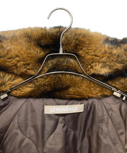 LEINWANDE（ラインヴァンド）LEINWANDE (ラインヴァンド) Mama's Faux-fur Jacket ブラウン サイズ:Fの古着・服飾アイテム