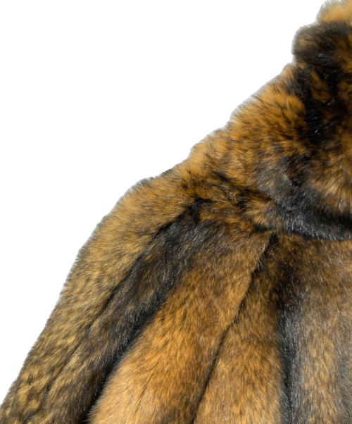 LEINWANDE（ラインヴァンド）LEINWANDE (ラインヴァンド) Mama's Faux-fur Jacket ブラウン サイズ:Fの古着・服飾アイテム