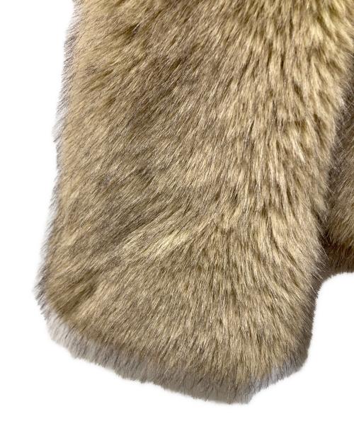 LEINWANDE（ラインヴァンド）LEINWANDE (ラインヴァンド) Egg Fur Coat ベージュ サイズ:freeの古着・服飾アイテム