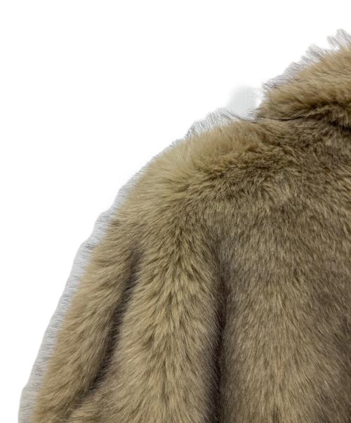 LEINWANDE（ラインヴァンド）LEINWANDE (ラインヴァンド) Egg Fur Coat ベージュ サイズ:freeの古着・服飾アイテム