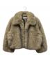 LEINWANDE（ラインヴァンド）の古着「Egg Fur Coat」｜ベージュ