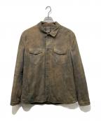 RUFFOルッフォ）の古着「中綿ラムレザージャケット」｜カーキ