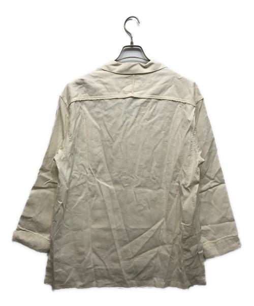 SUBLATIONS（サブレーションズ）SUBLATIONS (サブレーションズ) シルクリネンパジャマシャツ アイボリー サイズ:１ 未使用品の古着・服飾アイテム