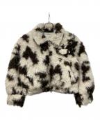 THE TOEザ・トゥー）の古着「Breite Shaggy Jacket」｜ブラウン×アイボリー