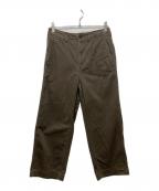 FRAMeWORKフレームワーク）の古着「OVER SIZED CHINO パンツ 3」｜ブラウン