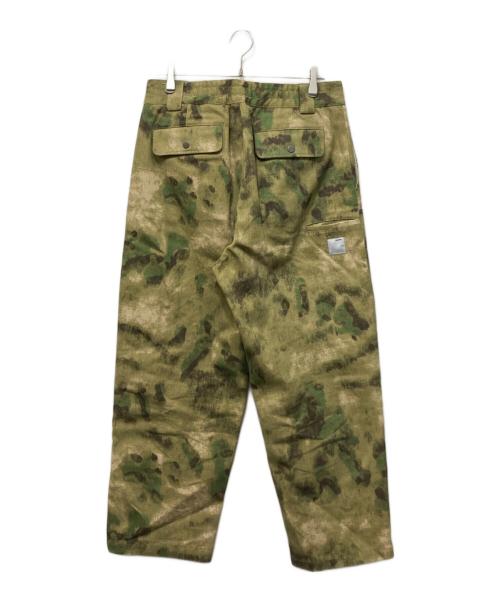 Diaspora Skateboards（ディアスポラスケートボードズ）Diaspora Skateboards (ディアスポラスケートボードズ) Double Knee Comfortable Trousers グリーン サイズ:Ｌの古着・服飾アイテム