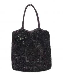 ANTEPRIMA（アンテプリマ）の古着「リボンモチーフワイヤーバッグ」｜ブラック