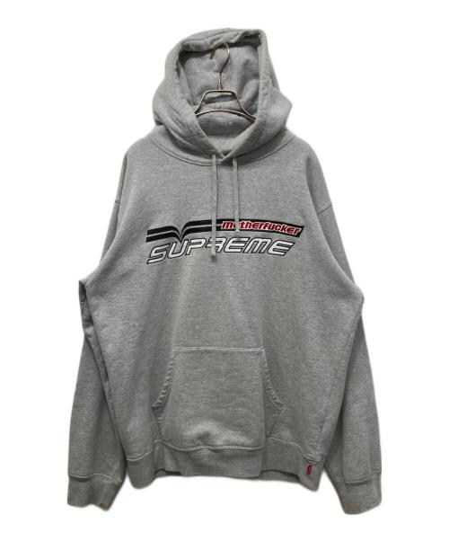 SUPREME（シュプリーム）Supreme (シュプリーム) Motherfucker Hooded Sweatshirt グレー サイズ:XLの古着・服飾アイテム