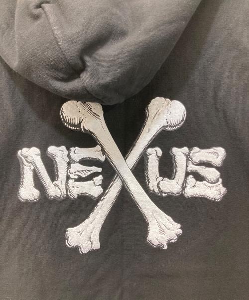 NEXUSVII（ネクサスセブン）NEXUSVII (ネクサスセブン) BONES W/S Z-HOODIE ブラック サイズ:48の古着・服飾アイテム