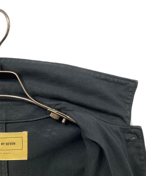 seven by seven（セブンバイセブン）seven by seven (セブンバイセブン) GARMENT DYE BLOUSON ブラック サイズ:Mの古着・服飾アイテム