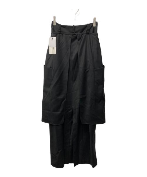 MASTER gUi（マスターグイ）MASTER gUi (マスターグイ) embroidery pocketed skirt ブラック サイズ:2 未使用品の古着・服飾アイテム