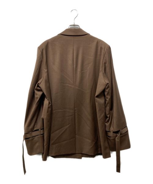 MASTER gUi（マスターグイ）MASTER gUi (マスターグイ) box jacket ブラウン サイズ:OS 未使用品の古着・服飾アイテム