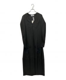 MASTER gUi（マスターグイ）の古着「embroidery drape dress」｜ブラック