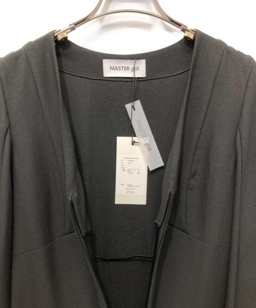 MASTER gUi（マスターグイ）MASTER gUi (マスターグイ) embroidery drape dress ブラック サイズ:2 未使用品の古着・服飾アイテム