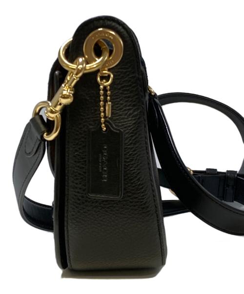 COACH（コーチ）COACH (コーチ) クリオ ショルダーバッグ ブラック×ブラウンの古着・服飾アイテム