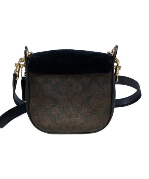 COACH（コーチ）COACH (コーチ) クリオ ショルダーバッグ ブラック×ブラウンの古着・服飾アイテム