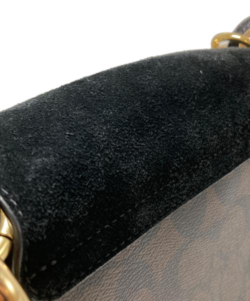 COACH（コーチ）COACH (コーチ) クリオ ショルダーバッグ ブラック×ブラウンの古着・服飾アイテム