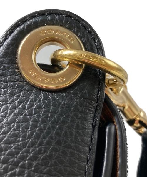 COACH（コーチ）COACH (コーチ) クリオ ショルダーバッグ ブラック×ブラウンの古着・服飾アイテム