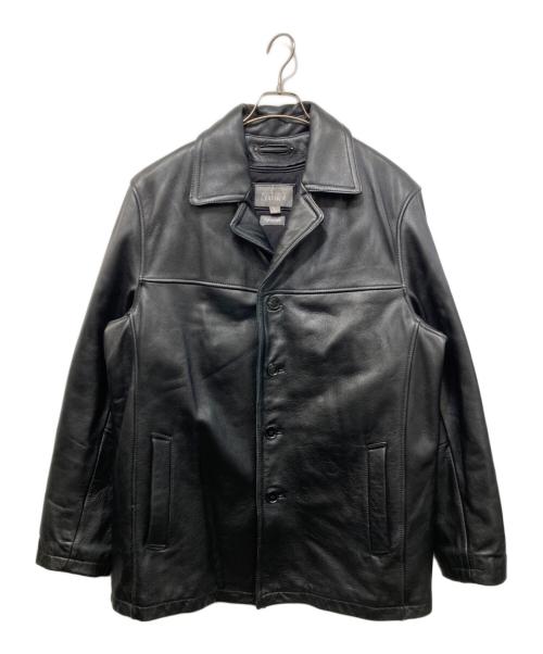 wilsons leather（ウィルソンズレザー）wilsons leather (ウィルソンズレザー) ライナー付レザーカーコート ブラック サイズ:SIZE Lの古着・服飾アイテム