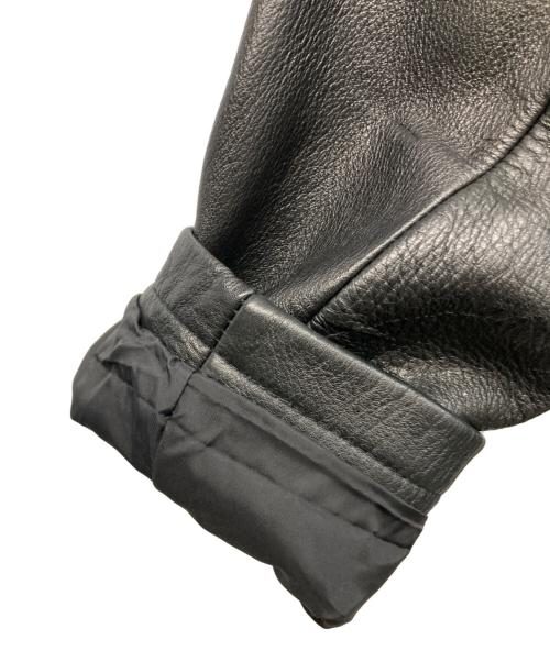 wilsons leather（ウィルソンズレザー）wilsons leather (ウィルソンズレザー) ライナー付レザーカーコート ブラック サイズ:SIZE Lの古着・服飾アイテム