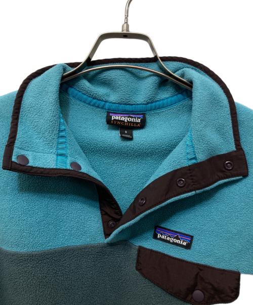 Patagonia（パタゴニア）Patagonia (パタゴニア) ウィメンズライトウェイトシンチラスナップTプルオーバー ブルー サイズ:Sの古着・服飾アイテム