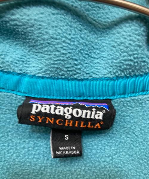 Patagonia（パタゴニア）Patagonia (パタゴニア) ウィメンズライトウェイトシンチラスナップTプルオーバー ブルー サイズ:Sの古着・服飾アイテム