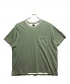 THE NORTH FACE×SUPREMEザ ノース フェイス×シュプリーム）の古着「PIGMENT PRINTED TEE」｜カーキ