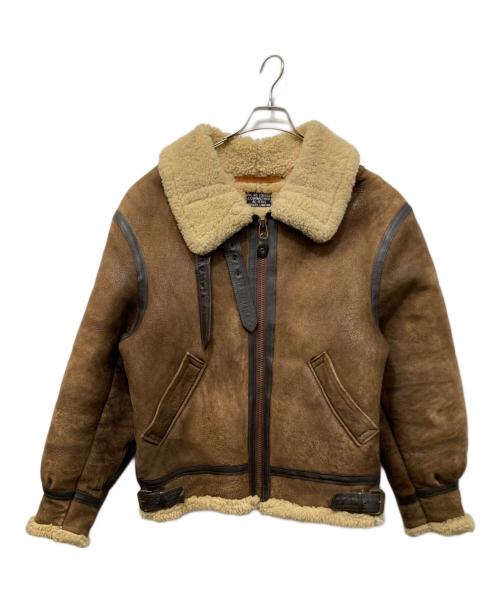 AVIREX（アヴィレックス）AVIREX (アヴィレックス) B-3 ムートンフライトジャケット ブラウン サイズ:SIZE 38の古着・服飾アイテム