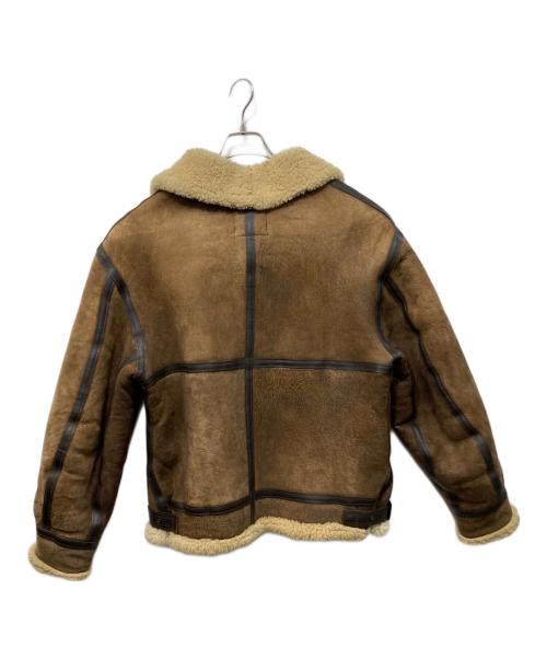 AVIREX（アヴィレックス）AVIREX (アヴィレックス) B-3 ムートンフライトジャケット ブラウン サイズ:SIZE 38の古着・服飾アイテム