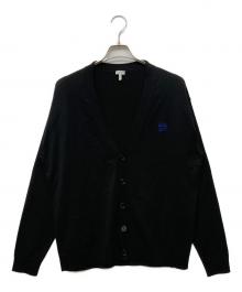 LOEWE（ロエベ）の古着「アナグラム刺繍カーディガン」｜ブラック