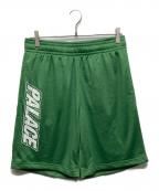 PALACEパレス）の古着「Mesh Border Short」｜グリーン