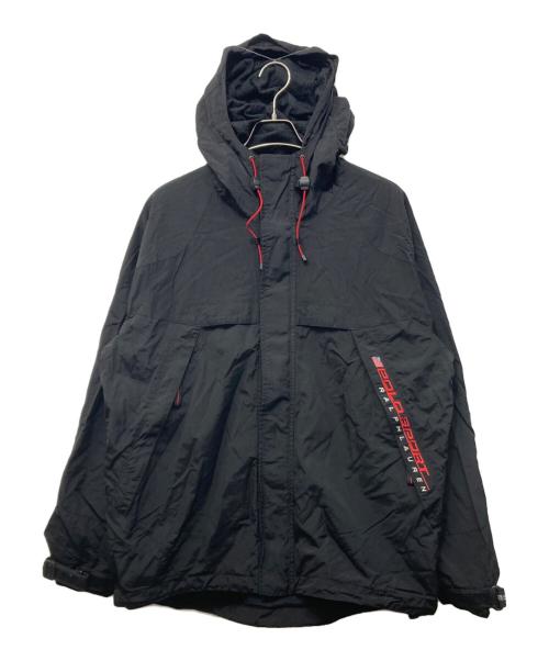 POLO SPORT（ポロスポーツ）POLO SPORT (ポロスポーツ) ナイロンジャケット ブラック サイズ:XLの古着・服飾アイテム