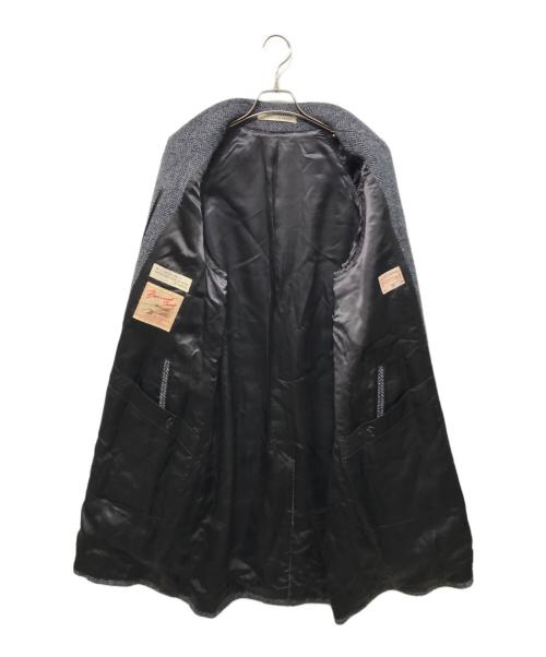 BONCOURA（ボンクラ）BONCOURA (ボンクラ) hand wovenツイードステンカラーコート グレー サイズ:36の古着・服飾アイテム