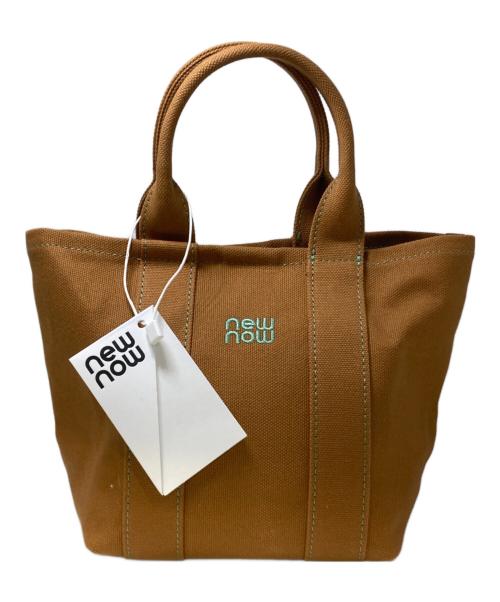 newnow（ニューナウ）NEWNOW (ニューナウ) キャンバス2WAYバッグ ブラウンの古着・服飾アイテム