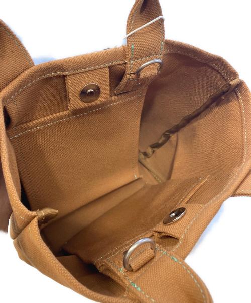 newnow（ニューナウ）NEWNOW (ニューナウ) キャンバス2WAYバッグ ブラウンの古着・服飾アイテム