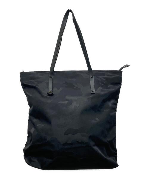 VALENTINO GARAVANI（ヴァレンティノ・ガラヴァーニ）VALENTINO GARAVANI (ヴァレンティノ・ガラヴァーニ) カモフラジャガードトートバッグ ブラックの古着・服飾アイテム