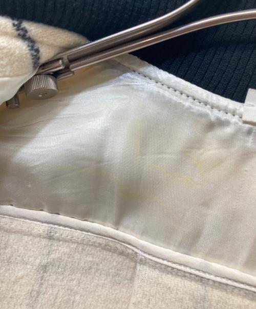 sacai luck（サカイラック）sacai luck (サカイラック) チェックスタジャン ホワイト×ブラック サイズ:１の古着・服飾アイテム