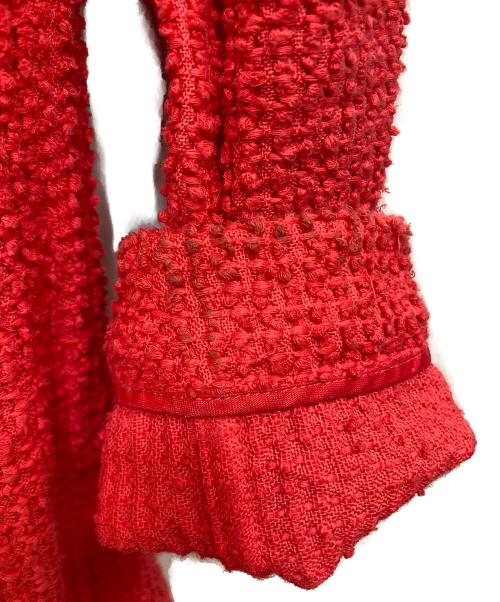 CHANEL（シャネル）CHANEL (シャネル) ココ釦ノーカラージャケット ピンク サイズ:不明の古着・服飾アイテム