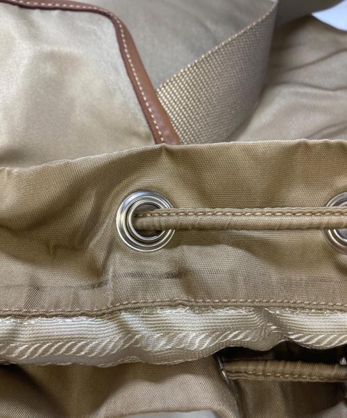 PRADA（プラダ）PRADA (プラダ) ナイロンミニリュック ベージュの古着・服飾アイテム