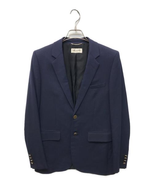 Saint Laurent Paris（サンローランパリ）Saint Laurent Paris (サンローランパリ) 金釦テーラードジャケット ネイビー サイズ:44の古着・服飾アイテム