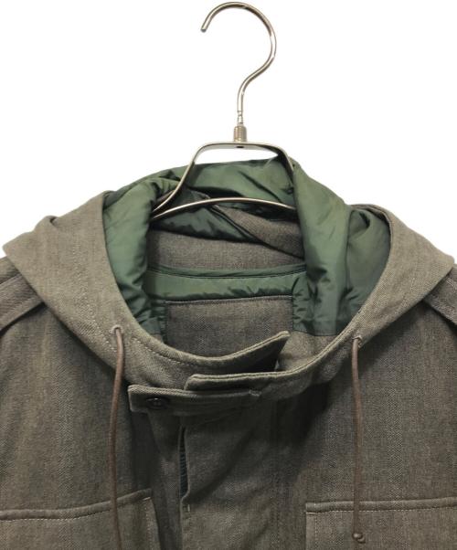 MIU MIU（ミュウミュウ）MIU MIU (ミュウミュウ) Army Parka グレー サイズ:Sの古着・服飾アイテム