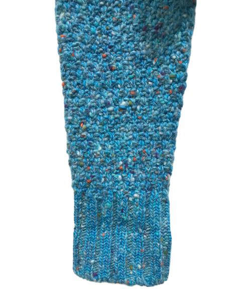 CABAN（キャバン）CABaN (キャバン) SOFT DONEGAL クルーネックカーディガン グリーン サイズ:Fの古着・服飾アイテム