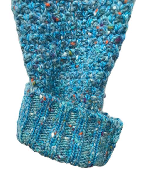 CABAN（キャバン）CABaN (キャバン) SOFT DONEGAL クルーネックカーディガン グリーン サイズ:Fの古着・服飾アイテム