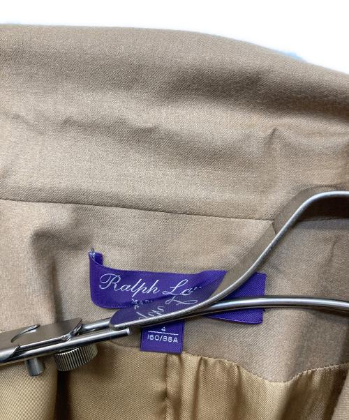 RALPH LAUREN Purple Label（ラルフ ローレン パープル レーベル）RALPH LAUREN PURPLE LABEL (ラルフ ローレン パープル レーベル) ウールテーラードジャケット ブラウン サイズ:4の古着・服飾アイテム