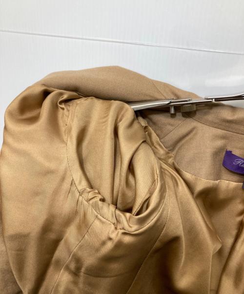 RALPH LAUREN Purple Label（ラルフ ローレン パープル レーベル）RALPH LAUREN PURPLE LABEL (ラルフ ローレン パープル レーベル) ウールテーラードジャケット ブラウン サイズ:4の古着・服飾アイテム