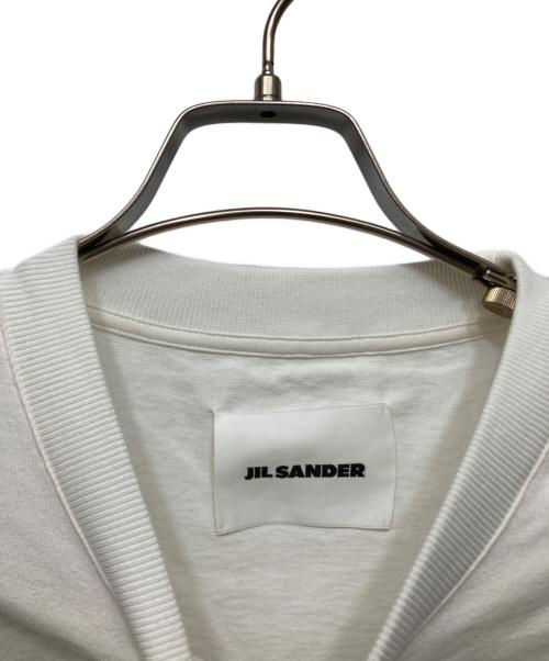 JIL SANDER（ジルサンダー）JIL SANDER (ジルサンダー) T-SHIRT CN SS ホワイト サイズ:Lの古着・服飾アイテム