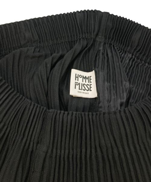 HOMME PLISSE ISSEY MIYAKE（オム プリッセ イッセイ ミヤケ）HOMME PLISSE ISSEY MIYAKE (オム プリッセ イッセイ ミヤケ) プリーツイージーパンツ ブラック サイズ:1の古着・服飾アイテム