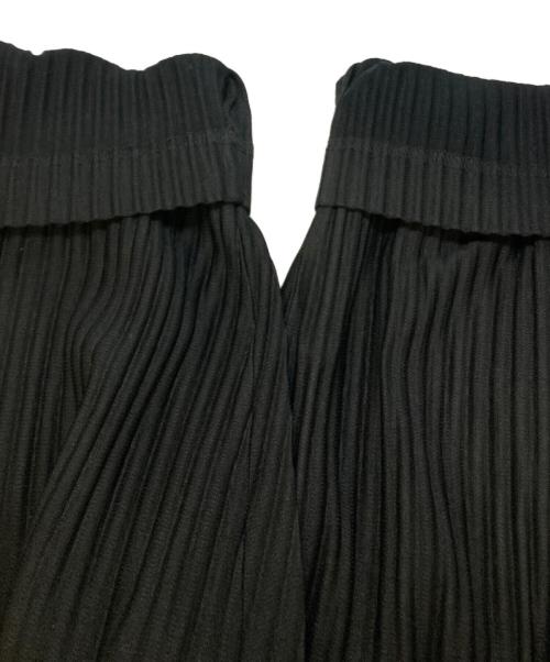 HOMME PLISSE ISSEY MIYAKE（オム プリッセ イッセイ ミヤケ）HOMME PLISSE ISSEY MIYAKE (オム プリッセ イッセイ ミヤケ) プリーツイージーパンツ ブラック サイズ:1の古着・服飾アイテム