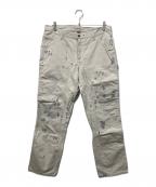 POLO RALPH LAURENポロ・ラルフローレン）の古着「ペンキ加工ペインターパンツ」｜ベージュ